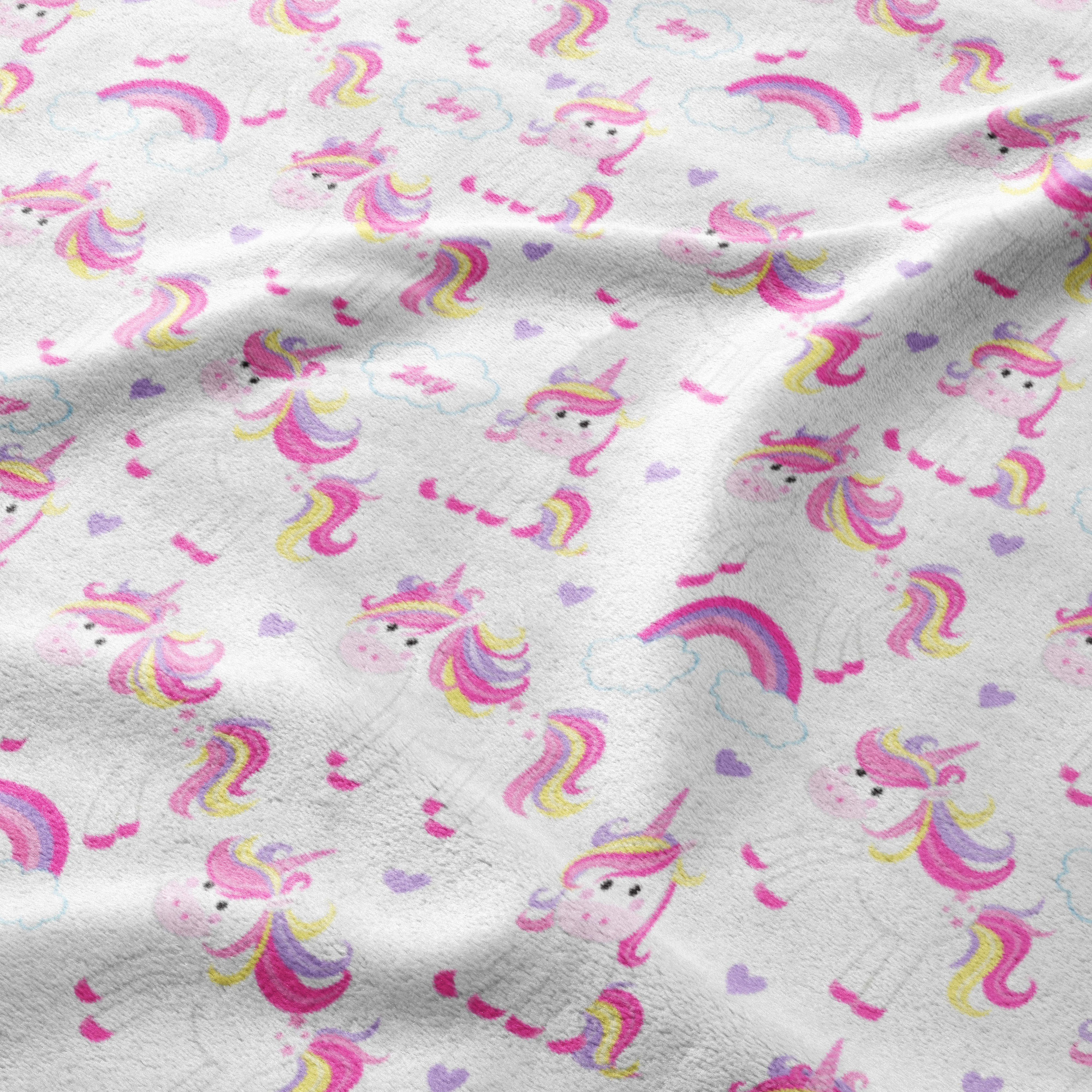 Unicorn Rainbow Parade Blanket