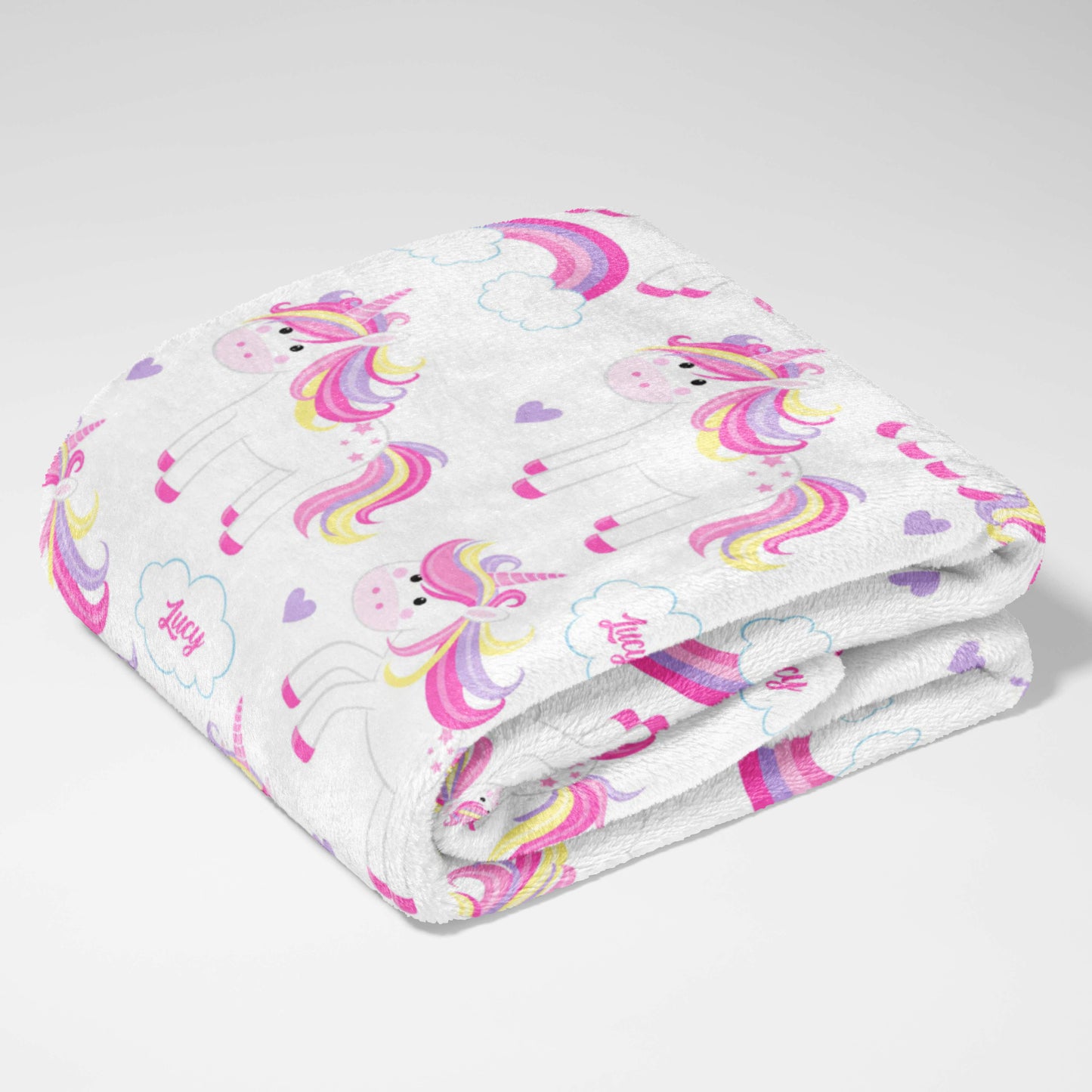 Unicorn Rainbow Parade Blanket