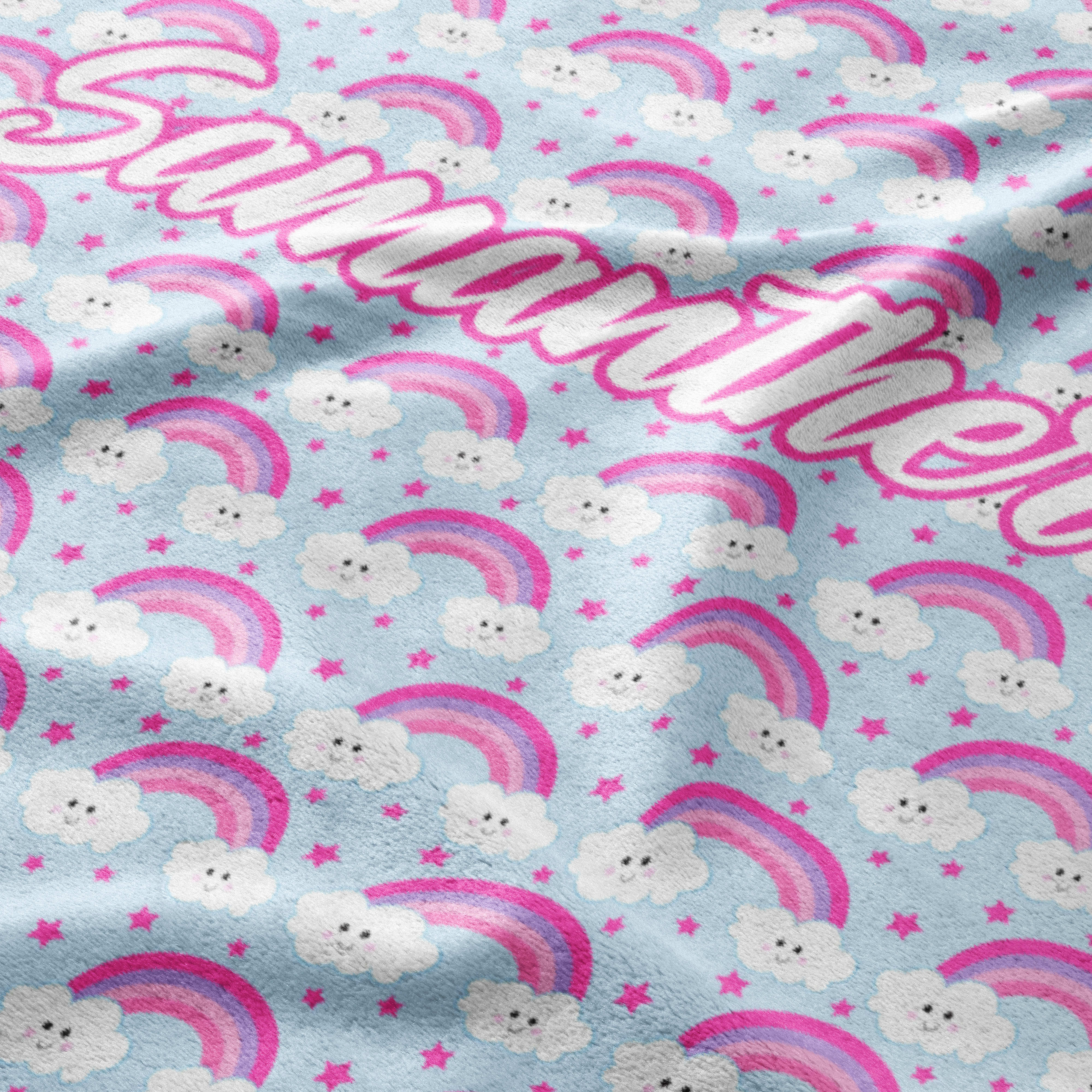 Rainbow Cloud Dreams Blanket