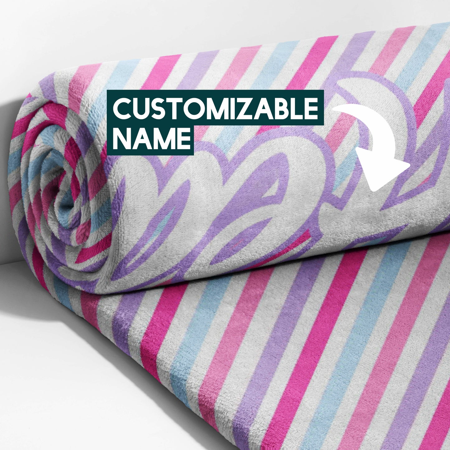 Rainbow Stripe Surprise Blanket
