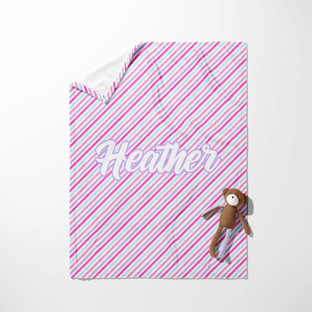 Rainbow Stripe Surprise Blanket