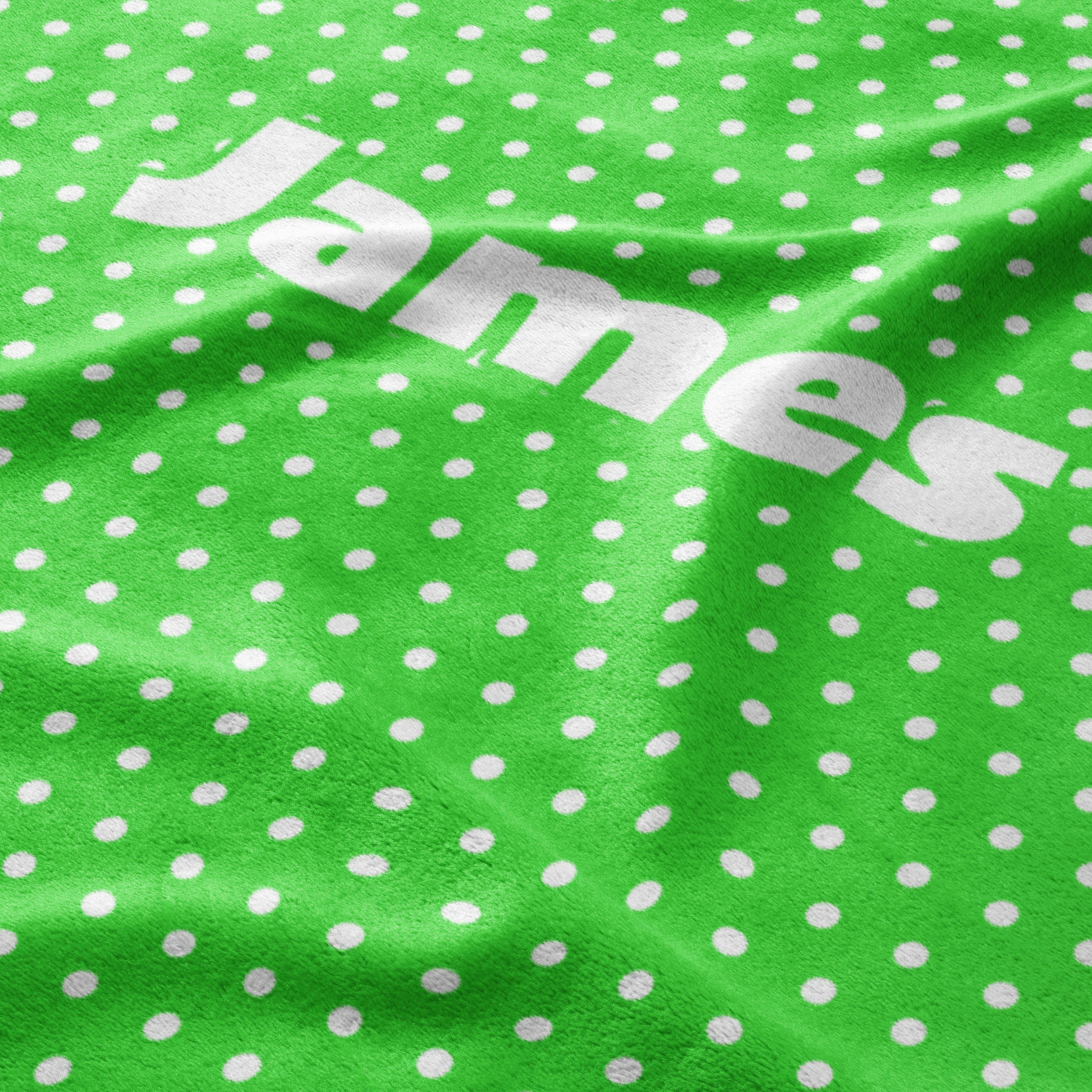 Lime Dot Delight Blanket
