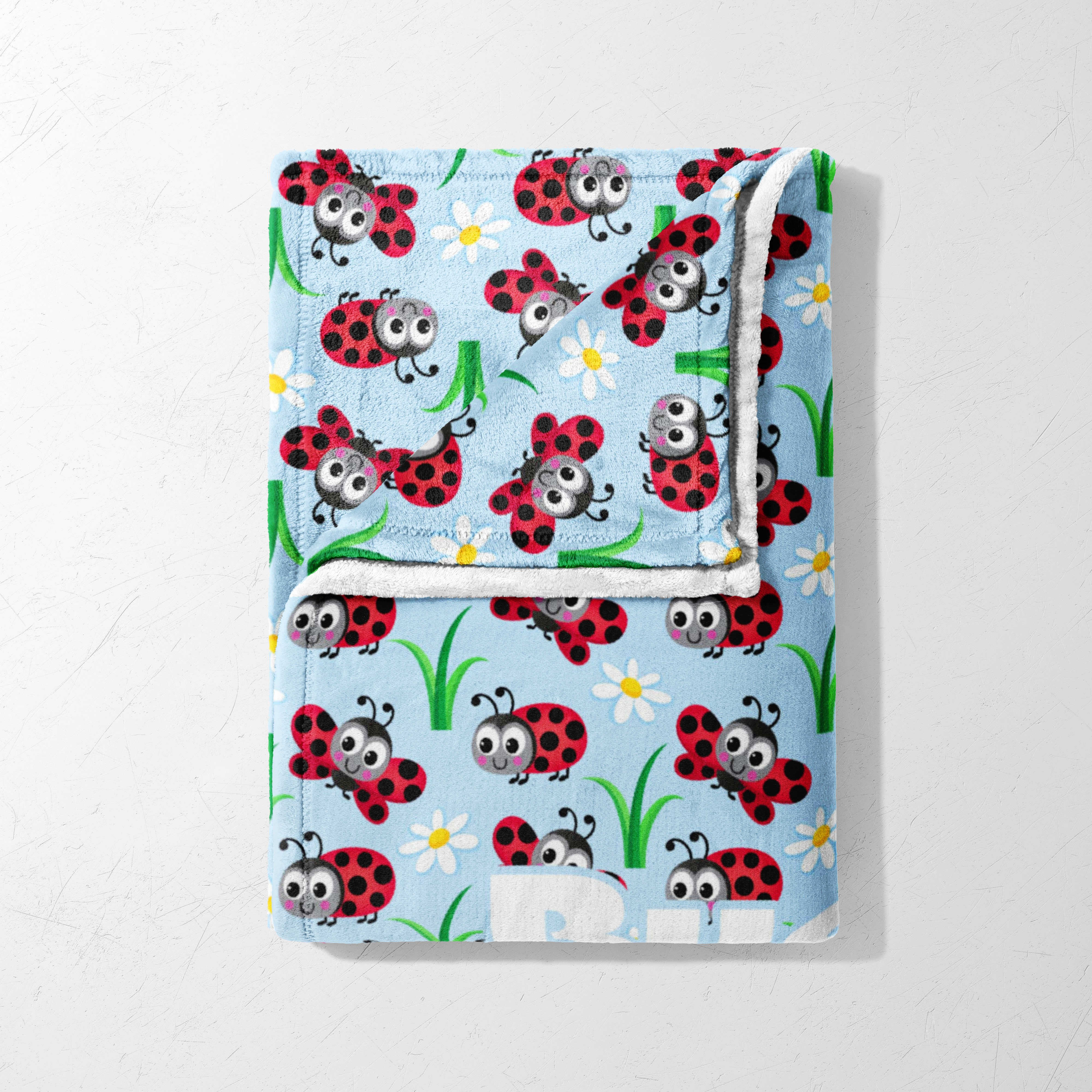 Ladybug Garden Giggles Blanket