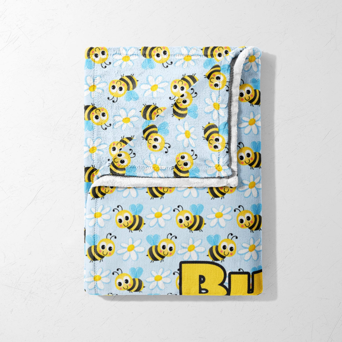 Busy Bee Blooms Blanket