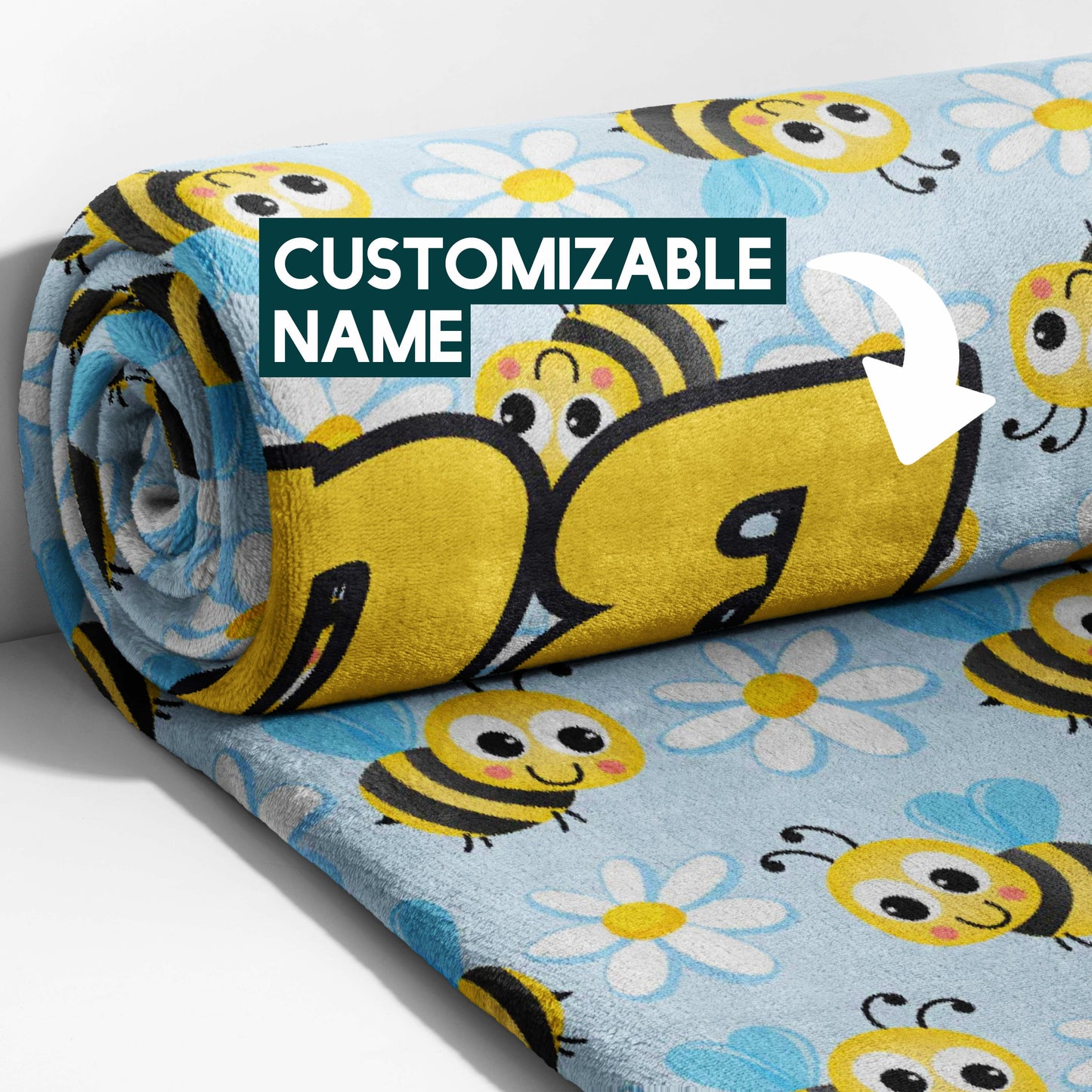 Busy Bee Blooms Blanket