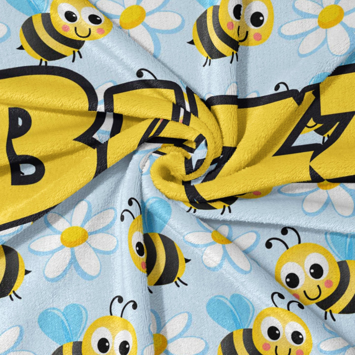 Busy Bee Blooms Blanket